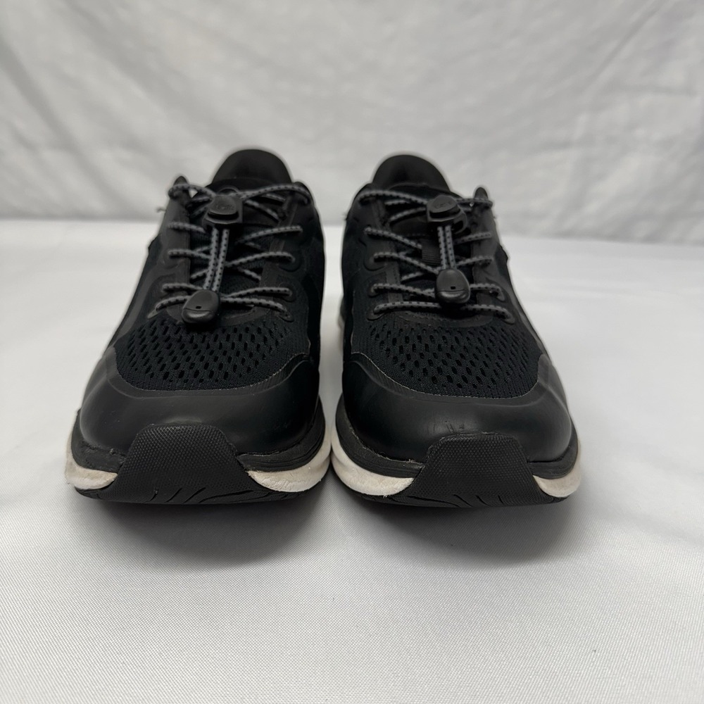 Sleek Black Women's Sneakers - Picture 3 of 14